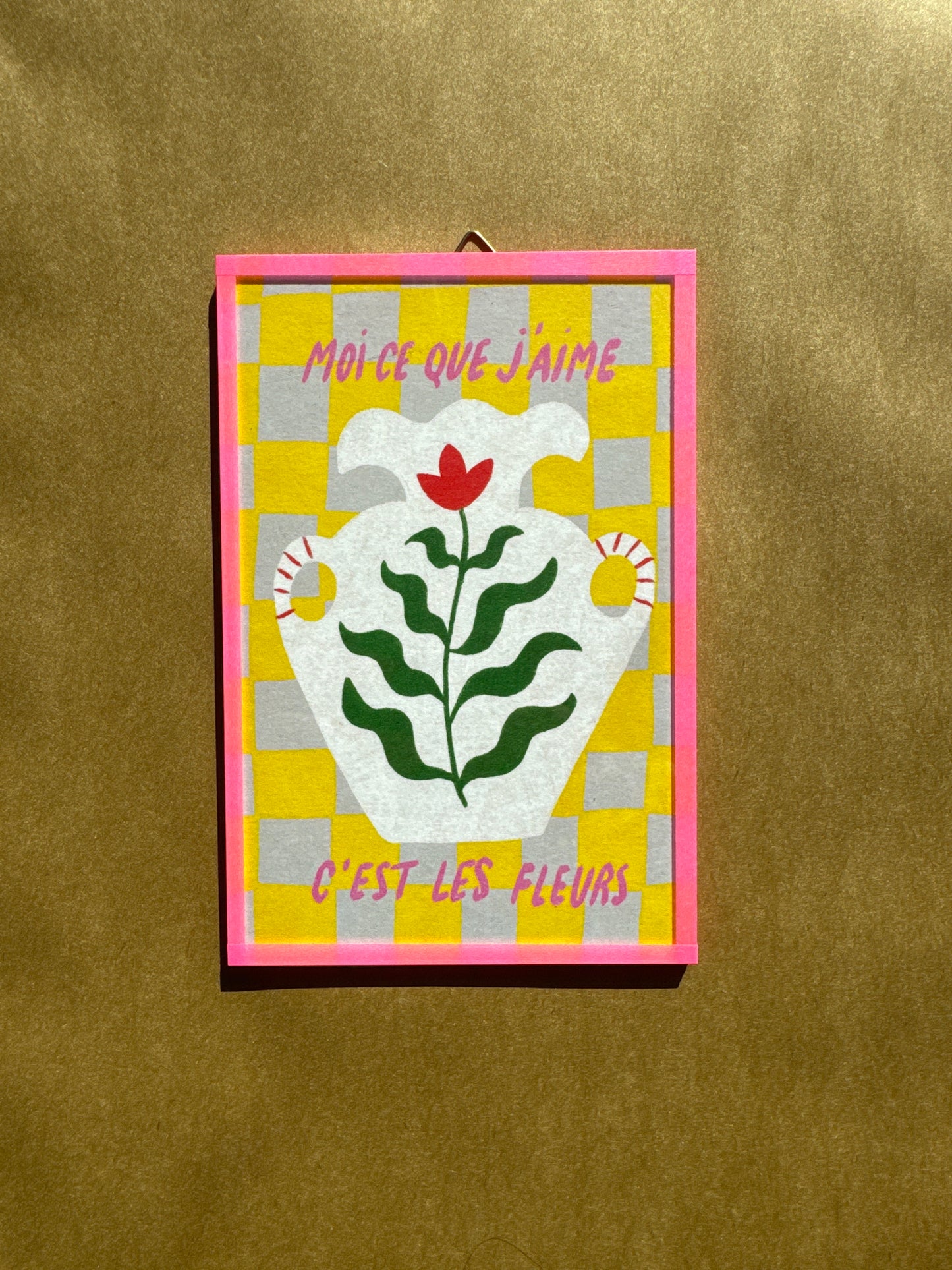 Illustration encadrée "Les Fleurs"