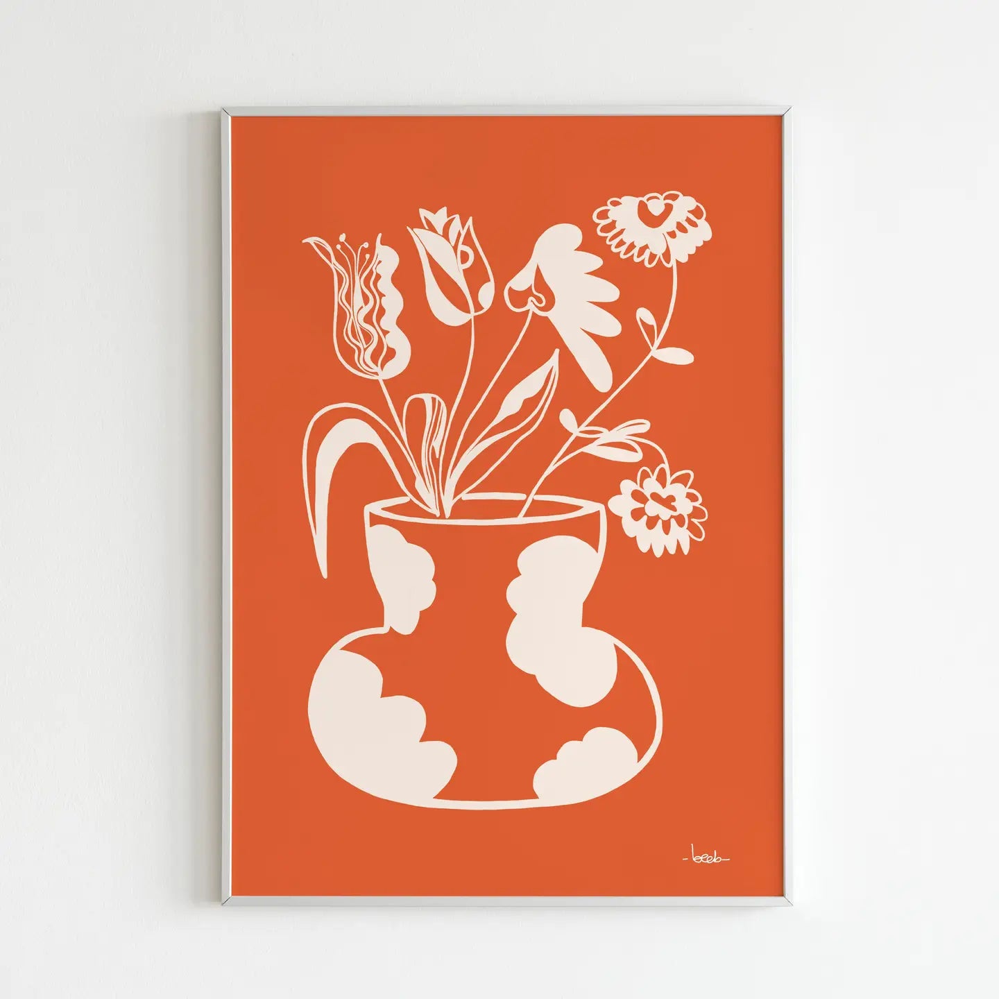Affiche Orange Flowers