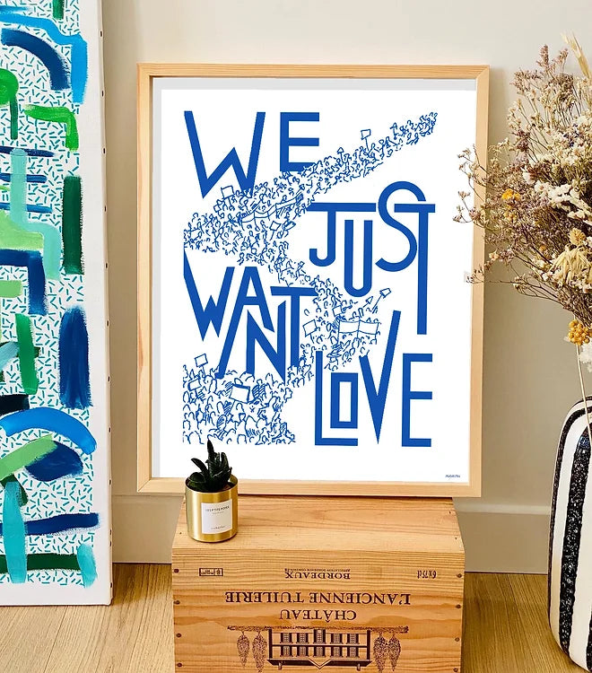 Affiche We just want love