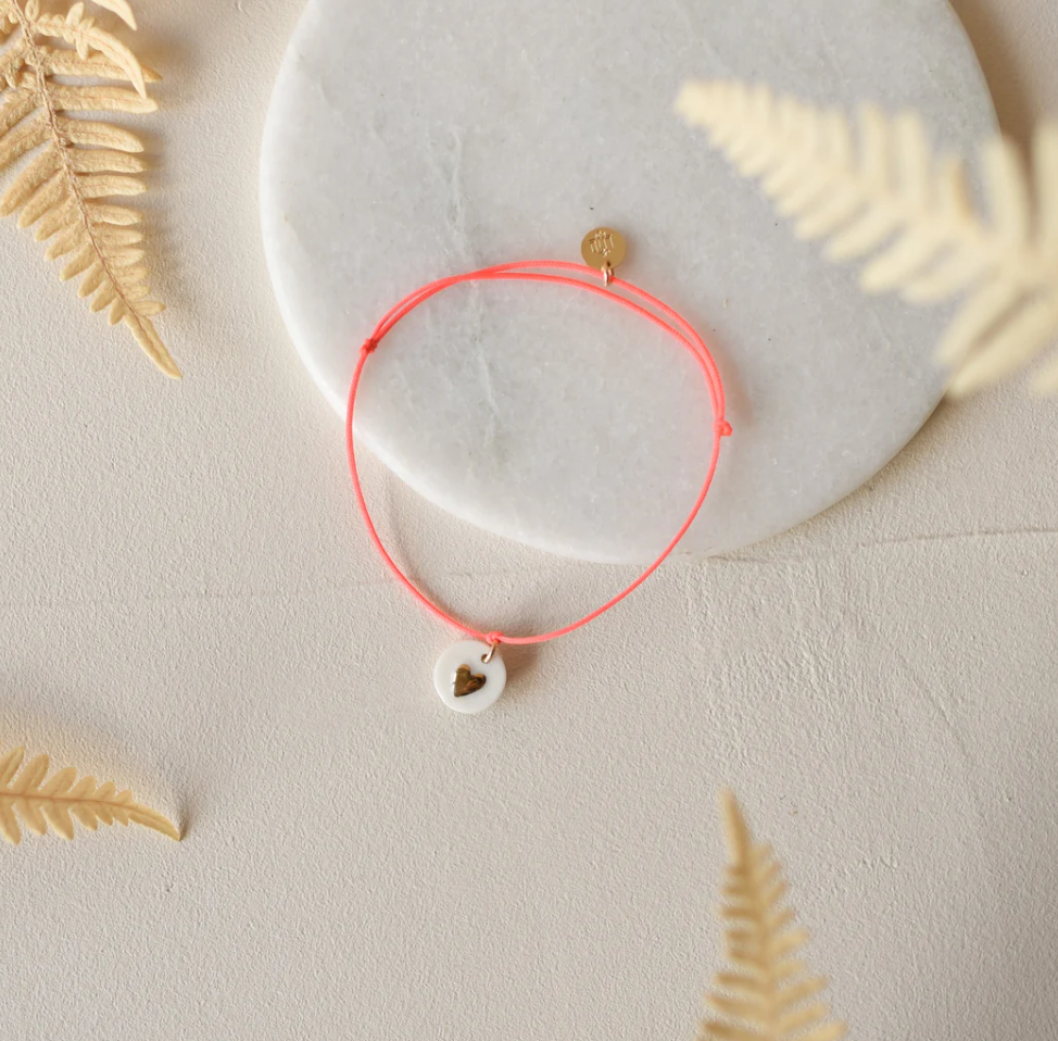 Bracelet Porte Bonheur - Coeur