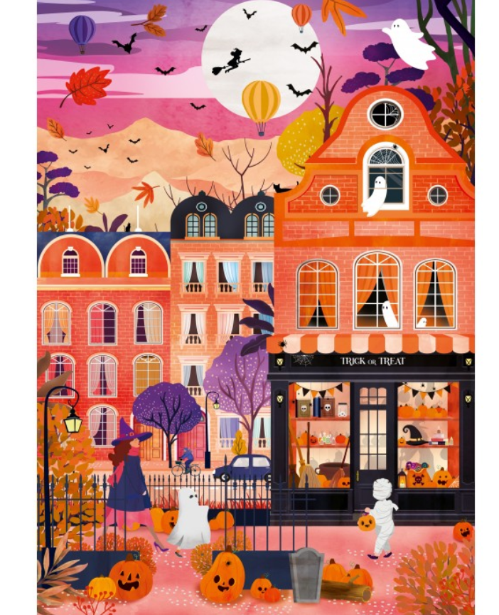 Puzzle 1000 pcs Des bonbons ou un sort