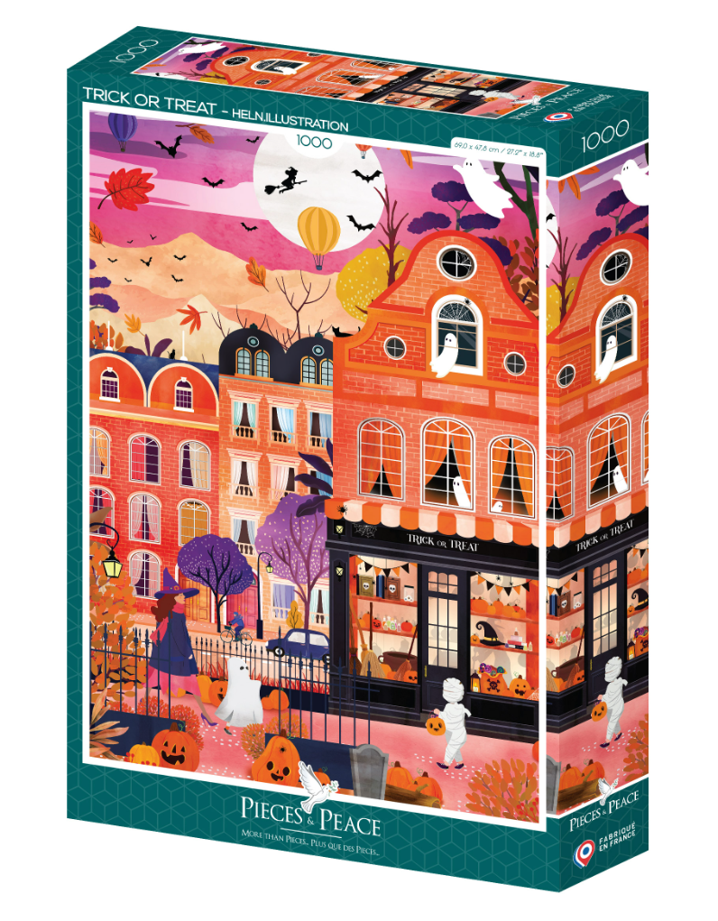 Puzzle 1000 pcs Des bonbons ou un sort