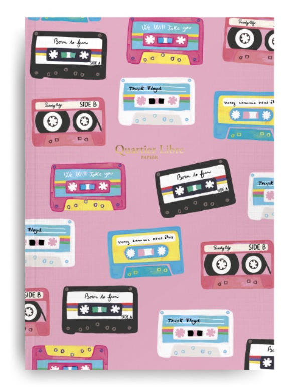 Carnet A6 - Mix Tape - 72 pages lignées