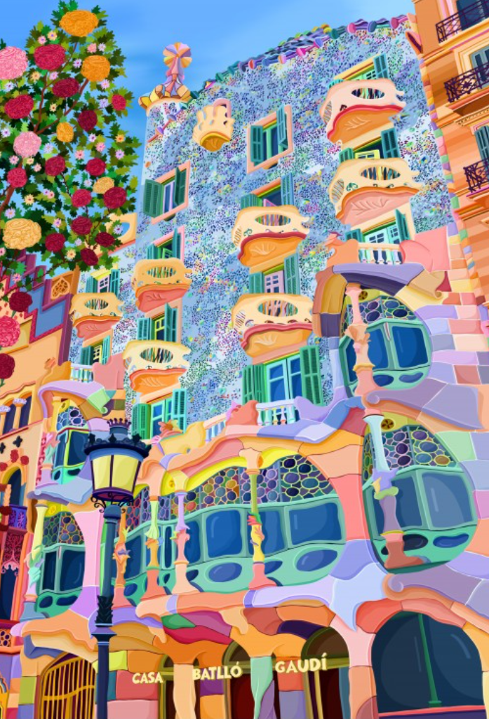 Puzzle 1000 pcs Magnifique Barcelone