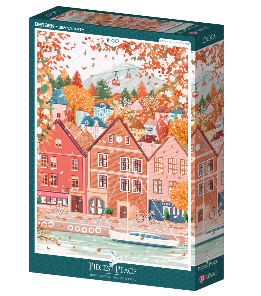 Puzzle 1000 pcs Bergen