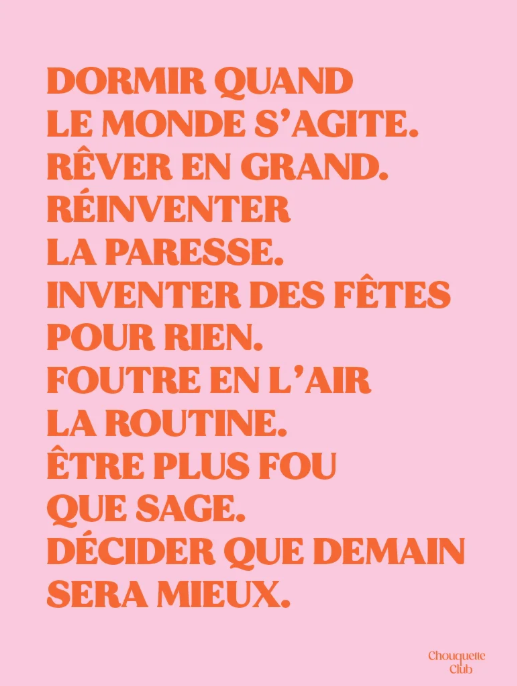 Poster Rêver en grand