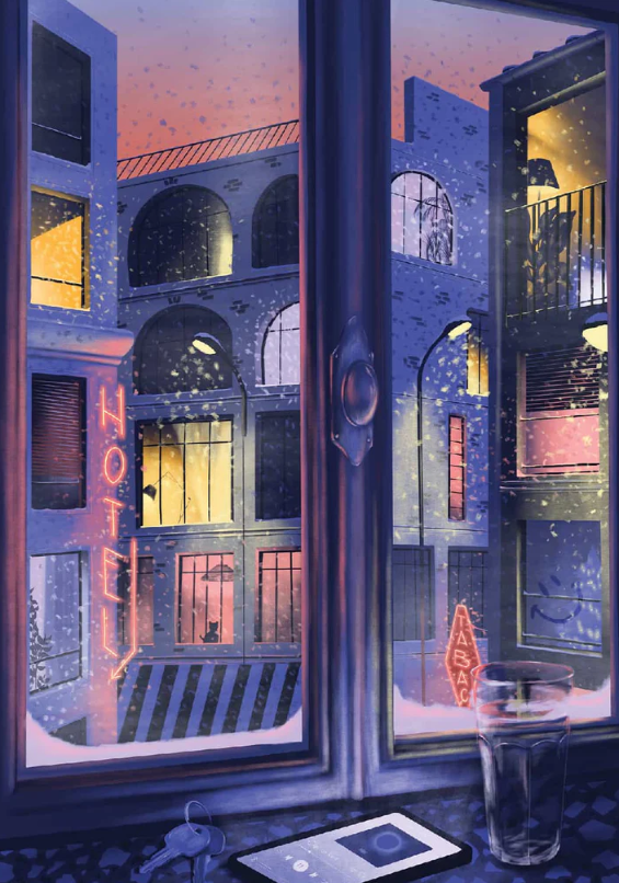 Puzzle 1000 pces - La neige qui tombe