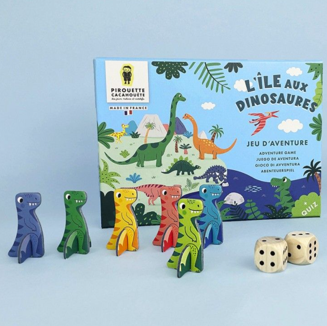 Jeu de société - L'île aux dinosaures