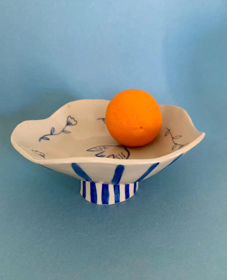 Coupe à fruits en céramique