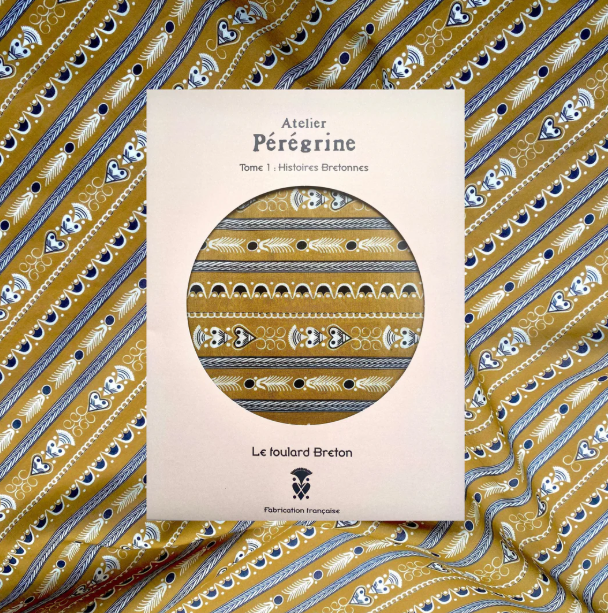 Foulard Bandana Lignes - Mordoré