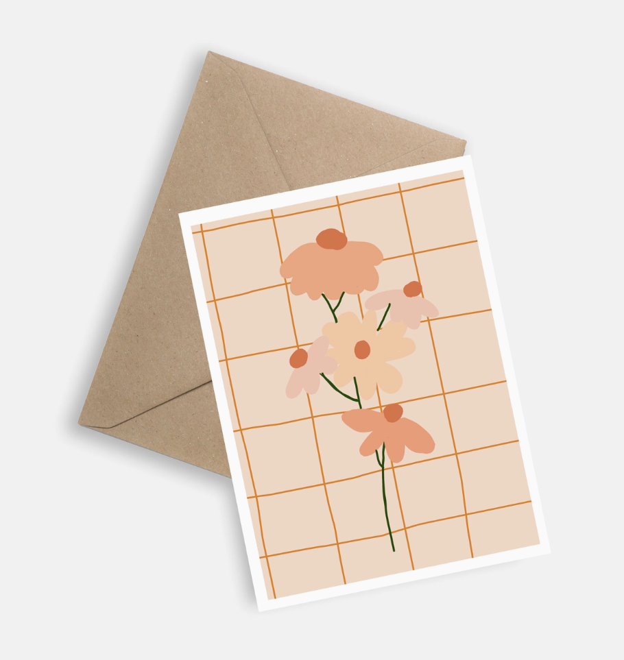 Carte Comme une fleur