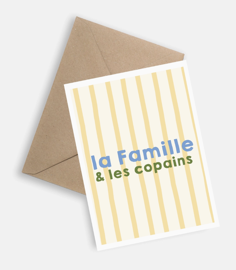 Carte La famille & les copains