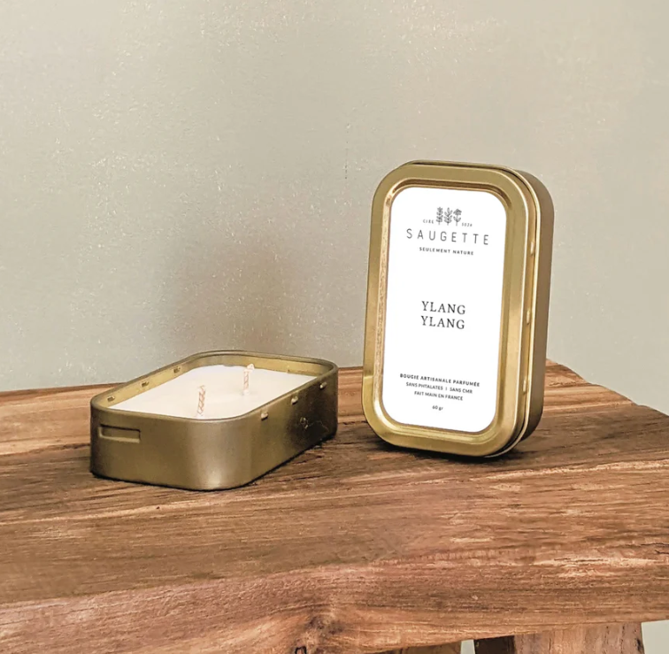 Bougie parfumée 2 mèches Ylang Ylang