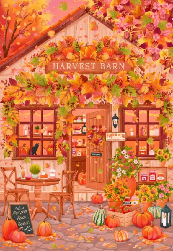 Puzzle 1000 pcs - Grange de la récolte