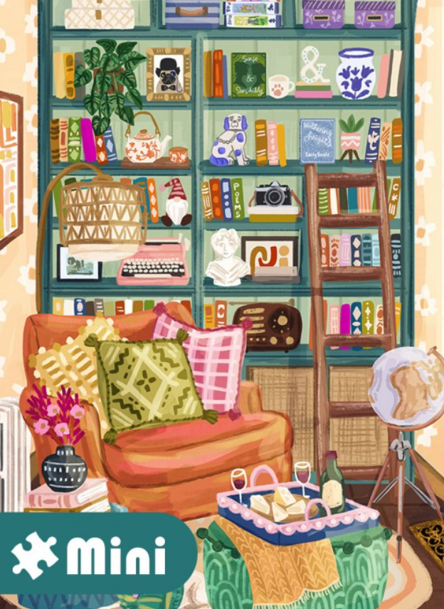 Mini Puzzle 96 pièces Reading cosy spot