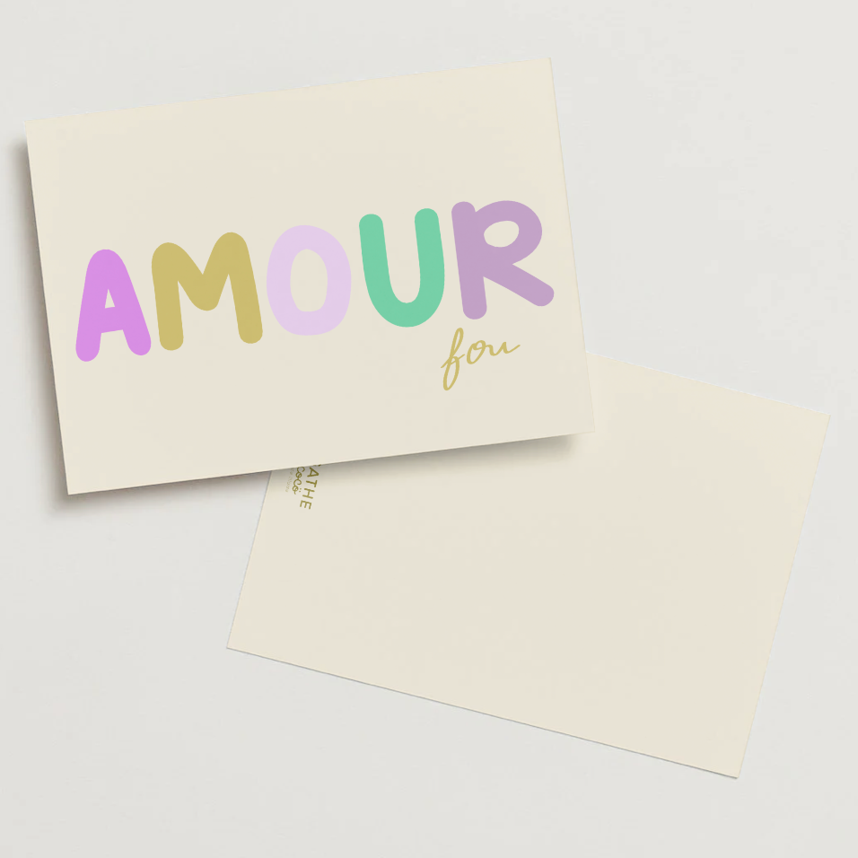 Carte Amour fou