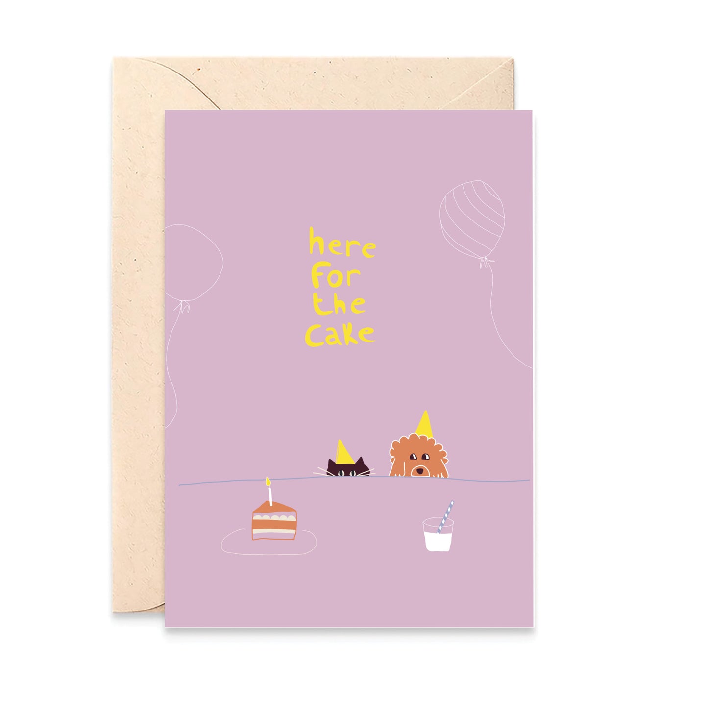 Carte Here for the cake