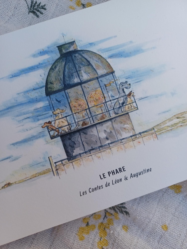 Carte illustrée Le phare