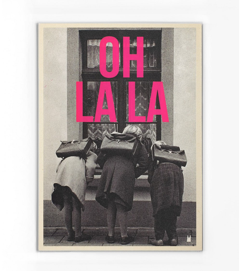 Carte Oh la la (plusieurs tailles)