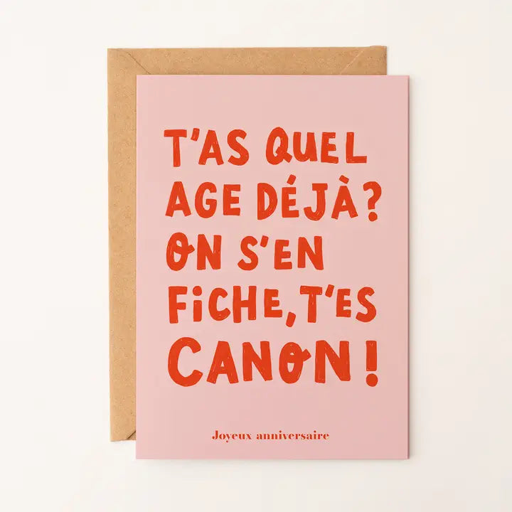 Carte T'as quel âge déjà ?