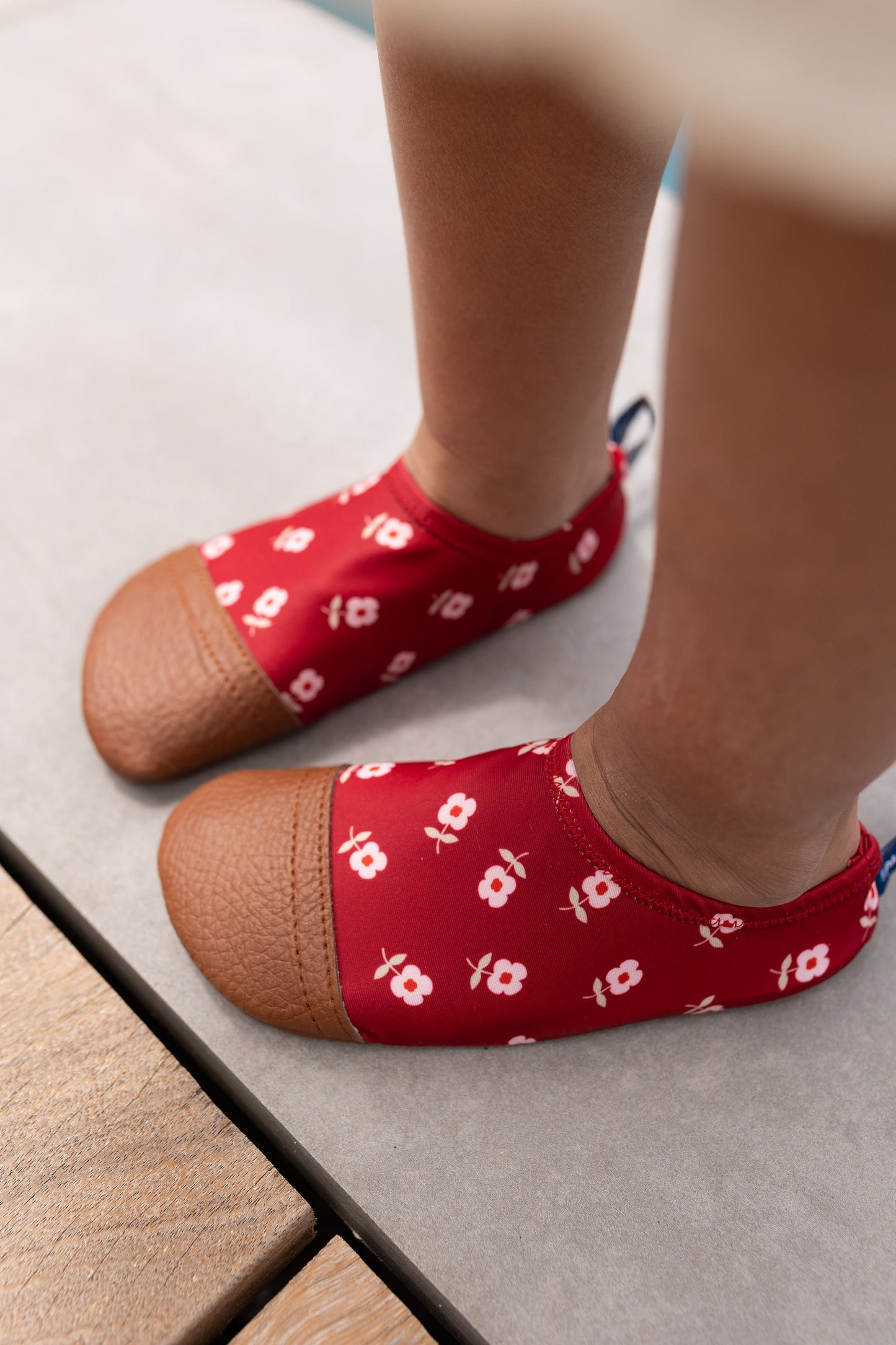 Chaussons tout-terrain Les petits coquelicots