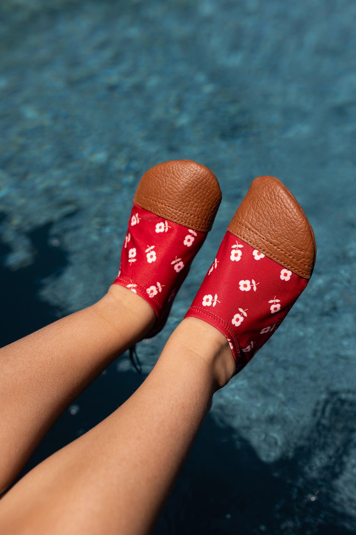 Chaussons tout-terrain Les petits coquelicots
