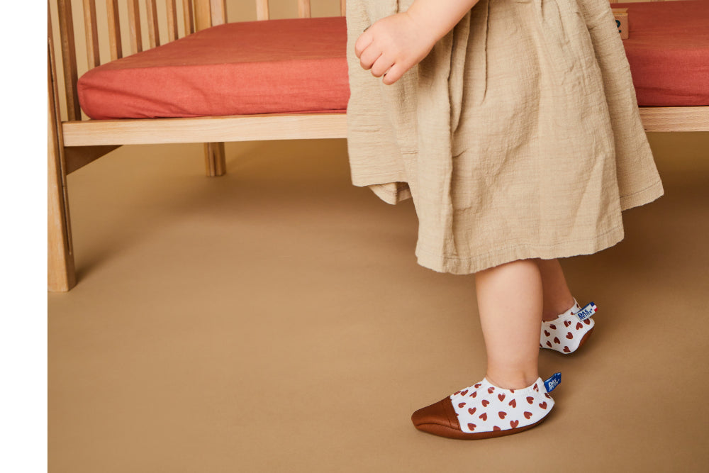 Chaussons tout-terrain Les petits coeurs