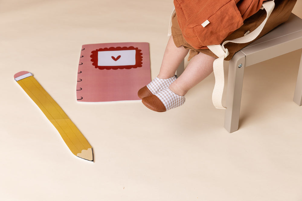 Chaussons tout-terrain Les petits vichy