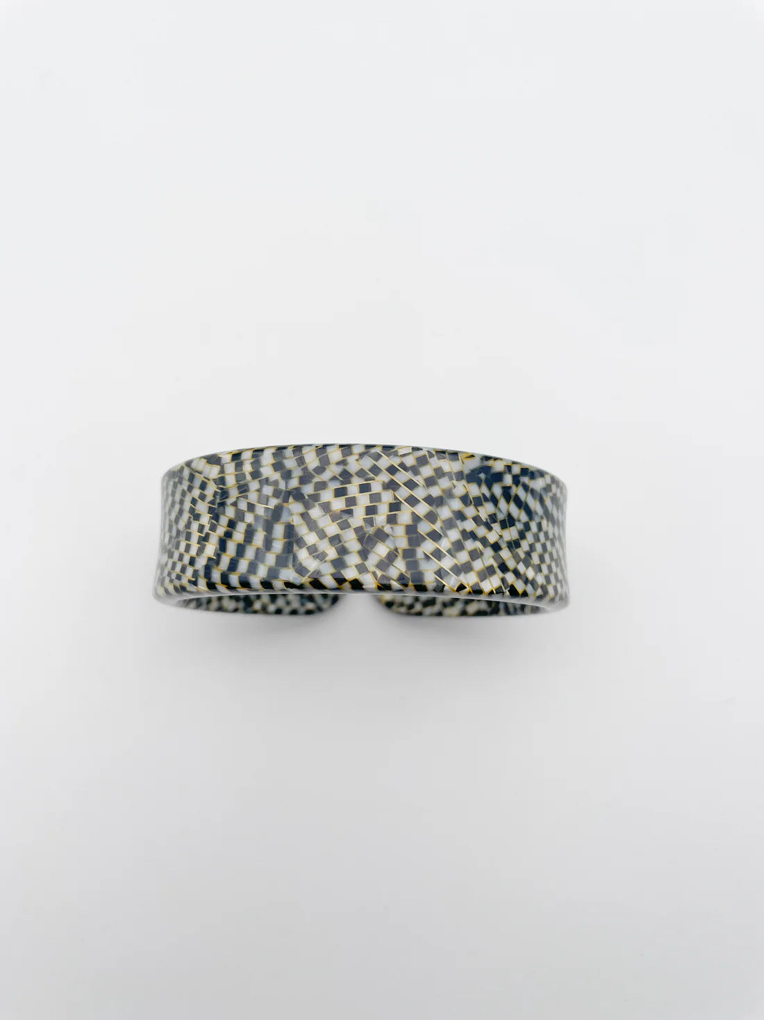 Bracelet Jonc Large Damier
