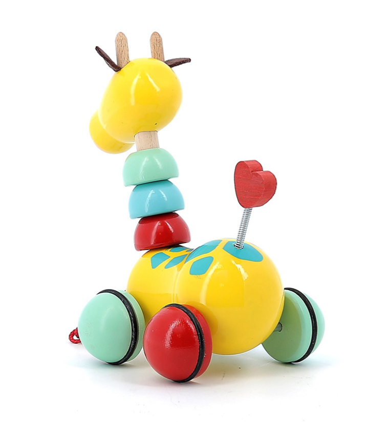 Jouet à tirer Flip Flap la girafe