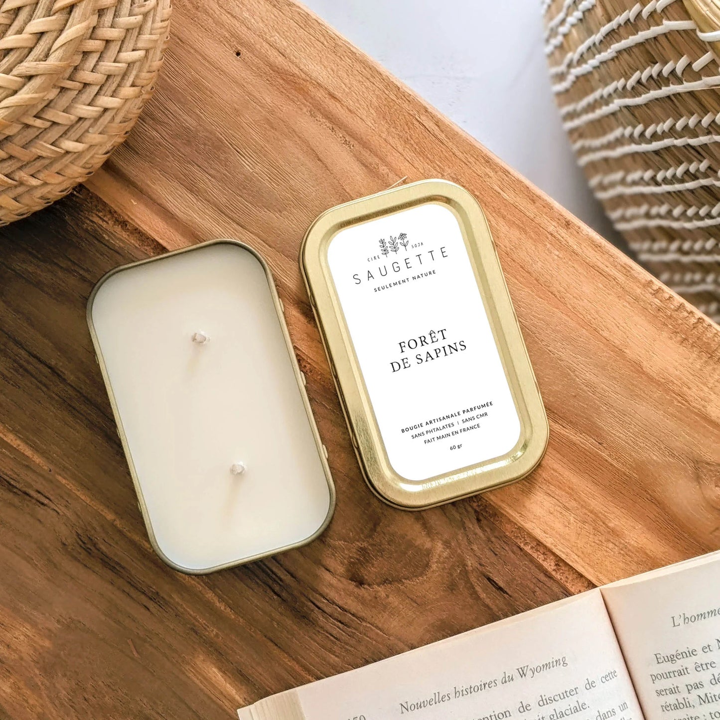 Bougie parfumée Forêt de sapins