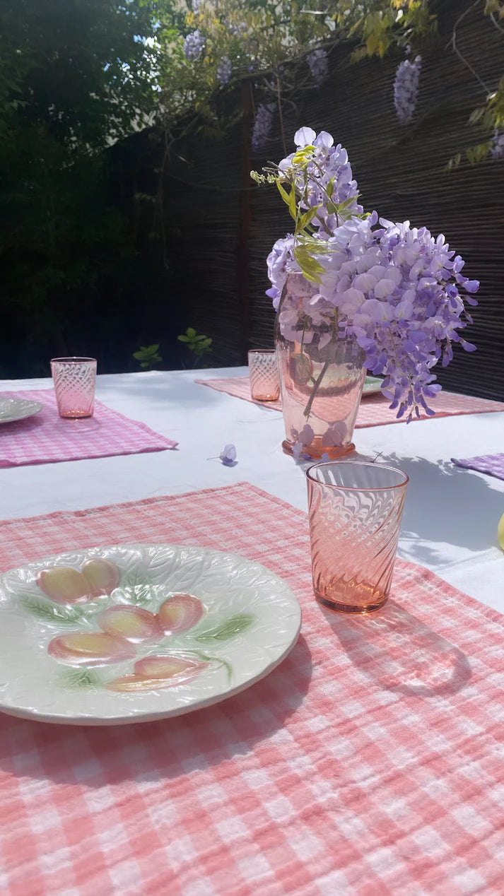 Sets de table Vichy Barbapapa (Lot de 2)