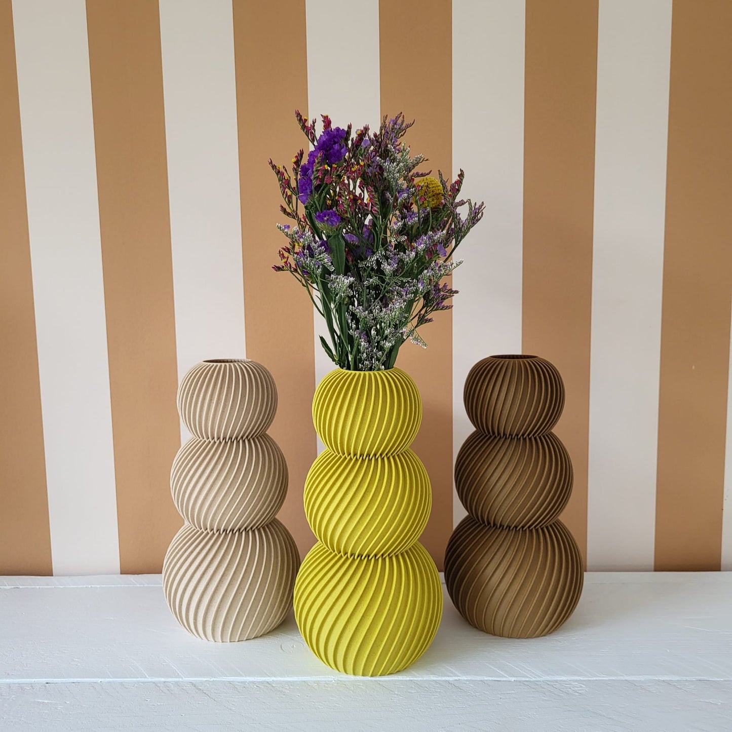 Vase Flamant Twist (plusieurs coloris)