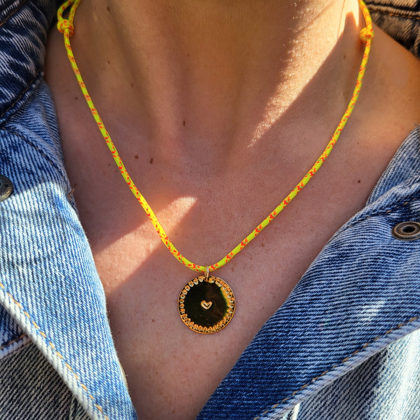 Médaille Coeur Poinçonné - Petit Modèle