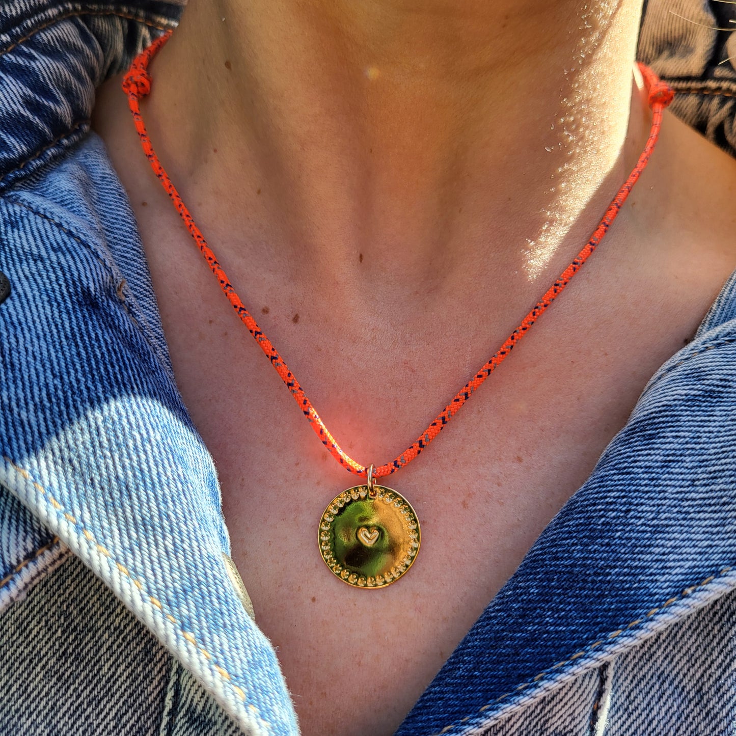Médaille Coeur Poinçonné - Petit Modèle