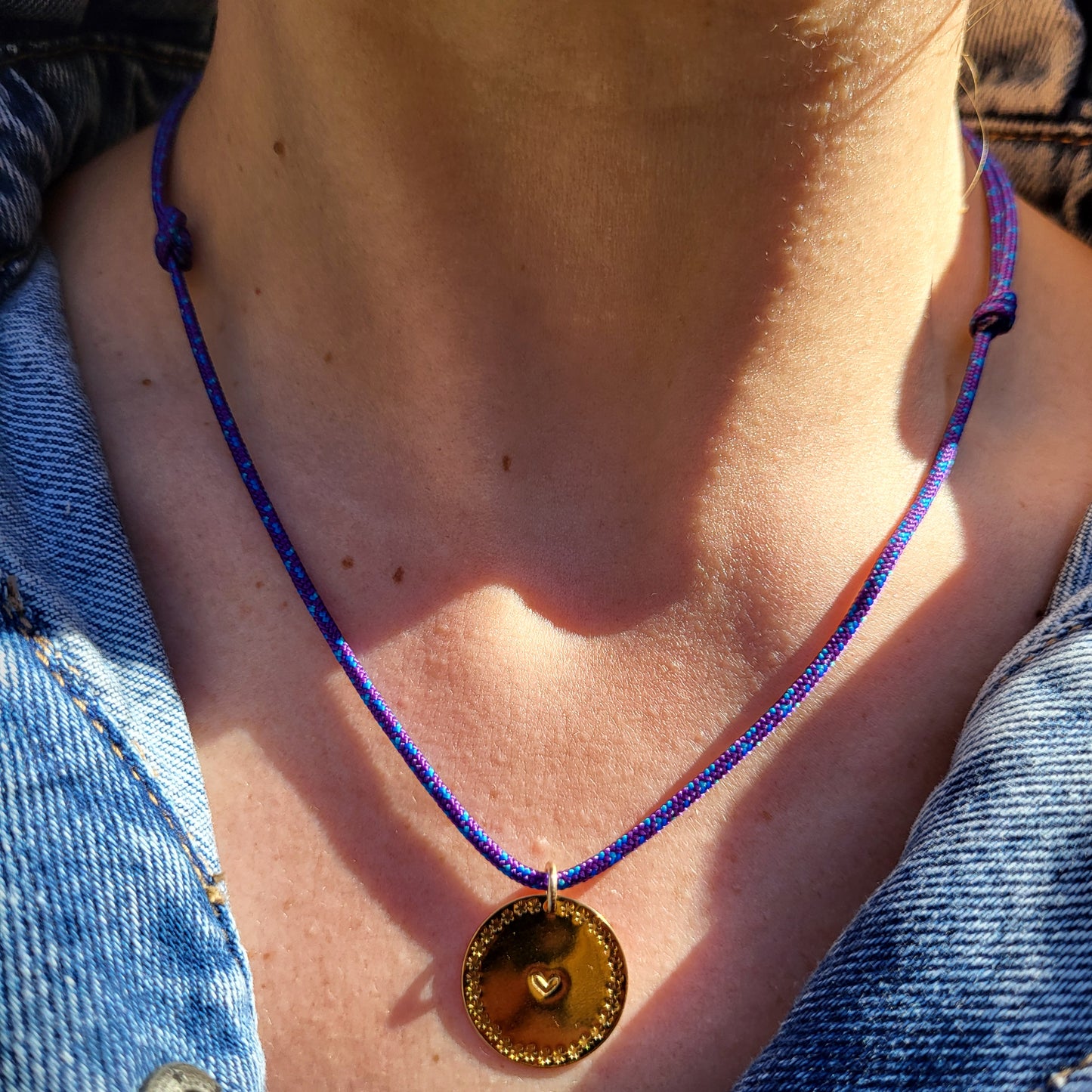 Médaille Coeur Poinçonné - Petit Modèle