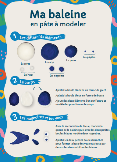 Kit à fabriquer Mes 6 animaux à protéger en Pâte à Modeler