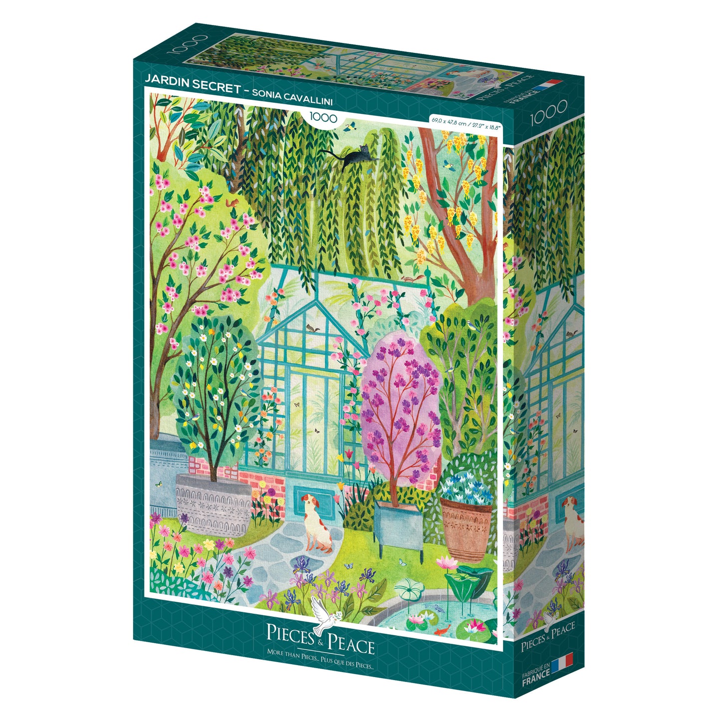 Puzzle 1000 pcs Jardin Secret