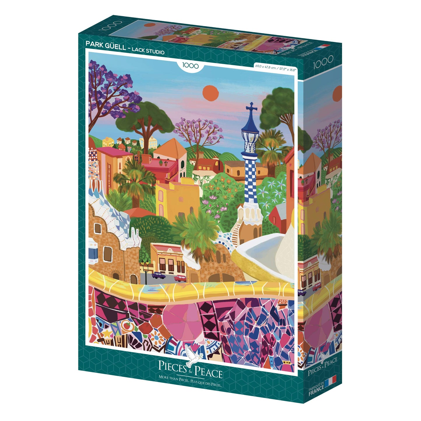 Puzzle 1000 pcs Parc Güell