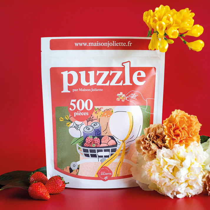Puzzle 500 pièces - A bicyclette