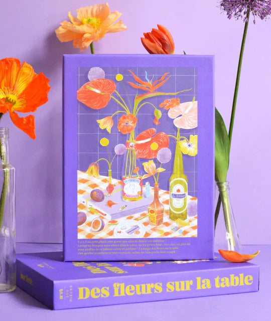Puzzle 500 pces - Des fleurs sur la table