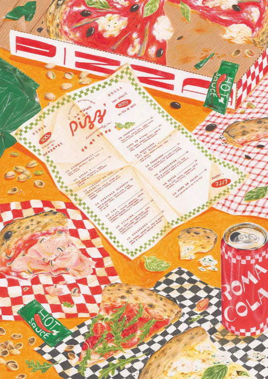 Puzzle 1000 pces - La pizza à emporter