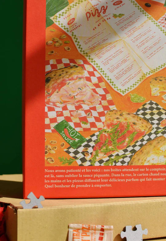 Puzzle 1000 pces - La pizza à emporter