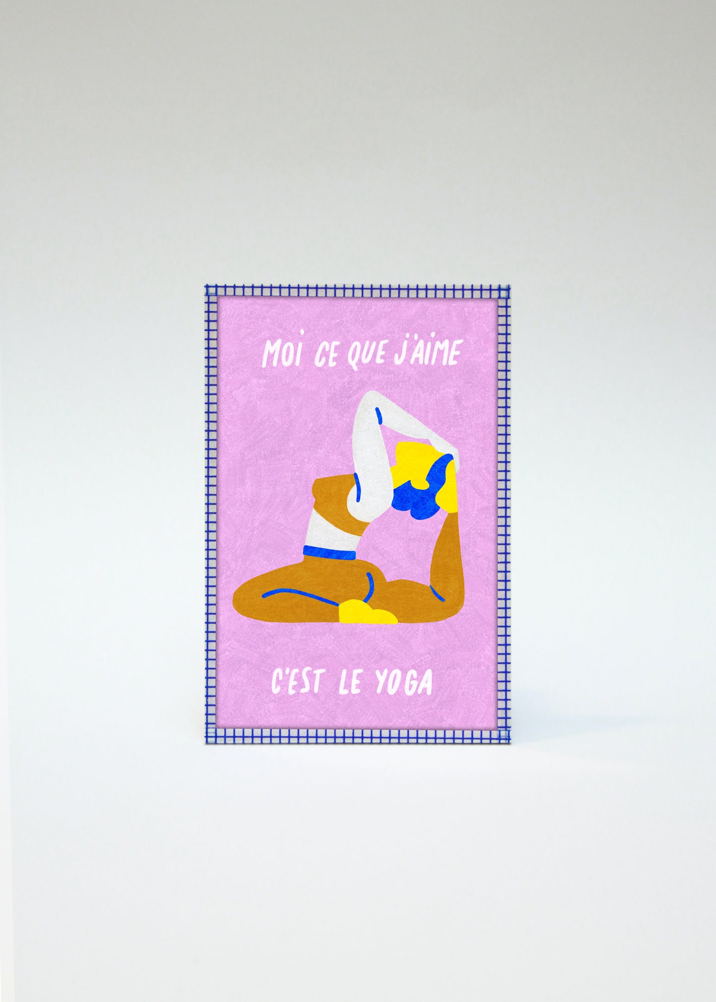 Illustration encadrée « Le Yoga »