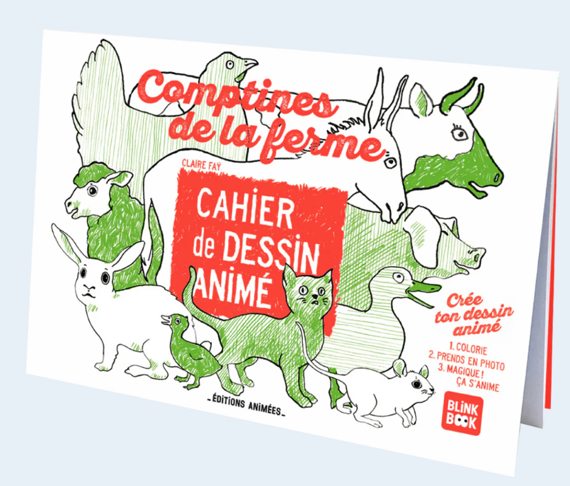 Cahier de coloriage animé - Les Comptines de la ferme