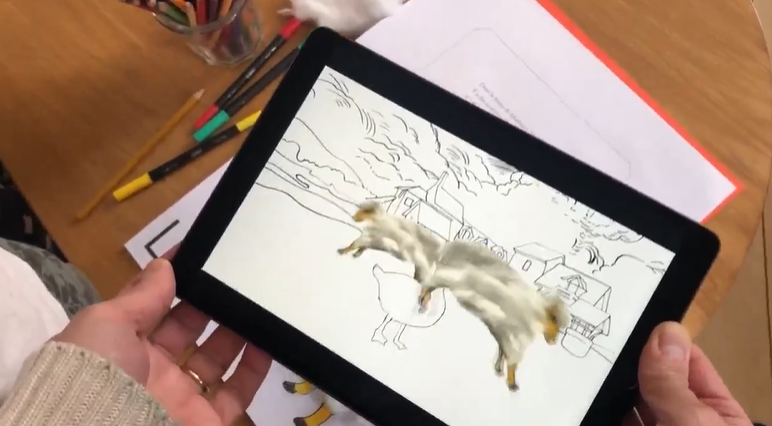 Cahier de coloriage animé - Les Comptines de la ferme
