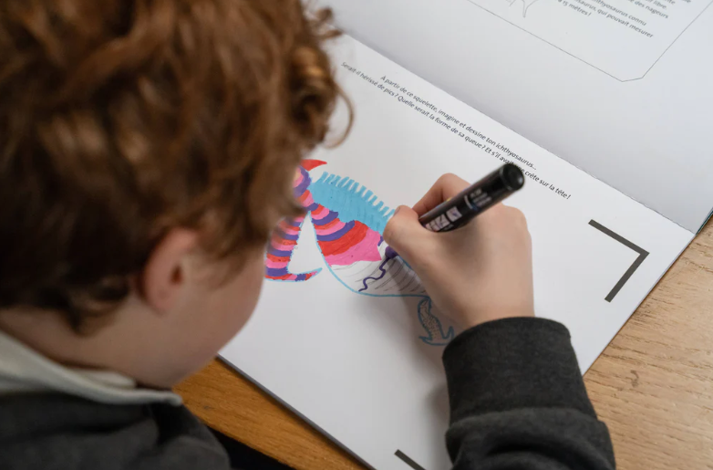 Cahier de coloriage animé - Au temps des dinosaures
