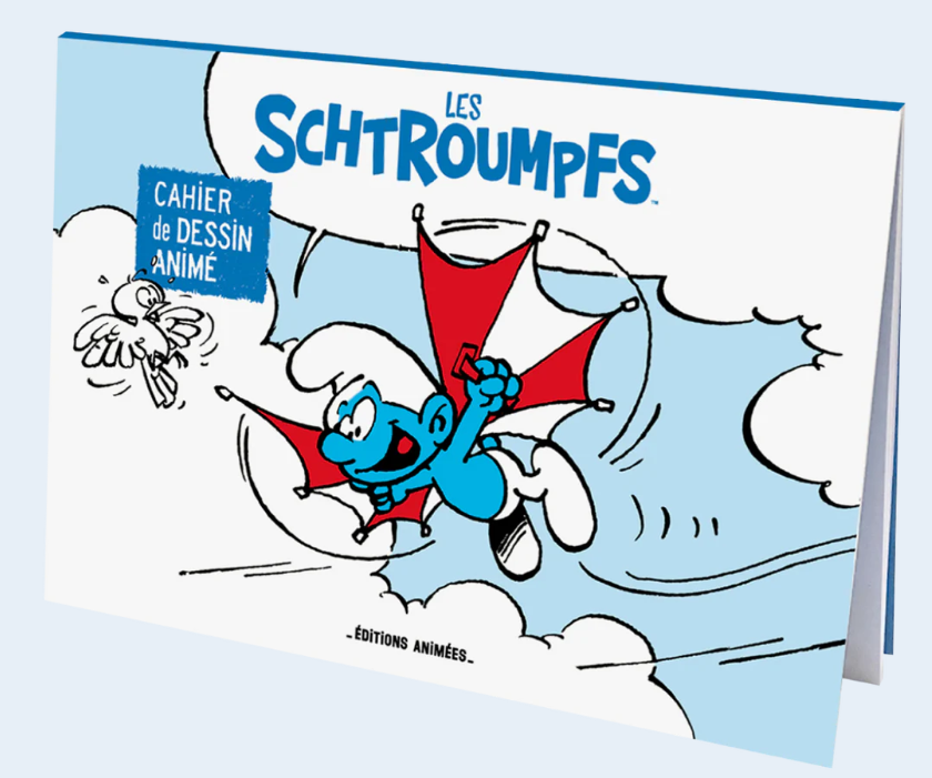 Cahier de coloriage animé - Les Schtroumpfs