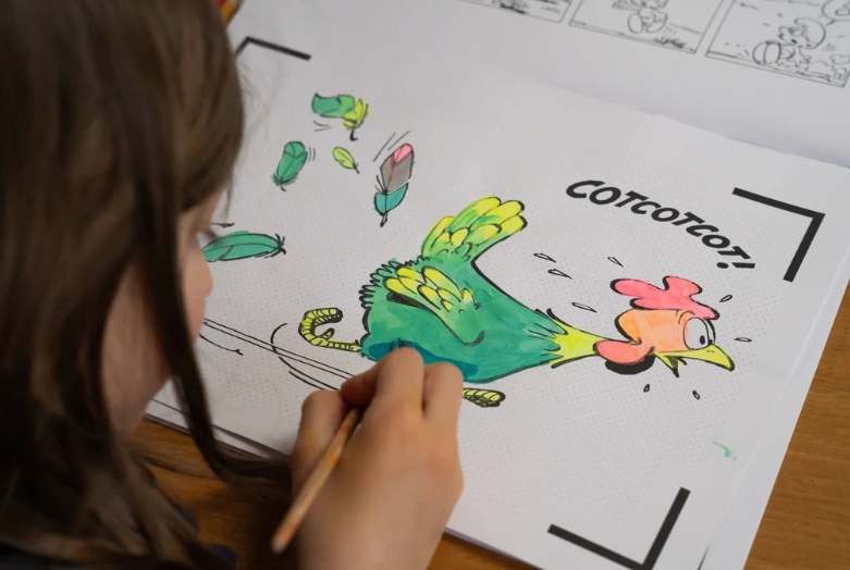 Cahier de coloriage animé - Les Schtroumpfs