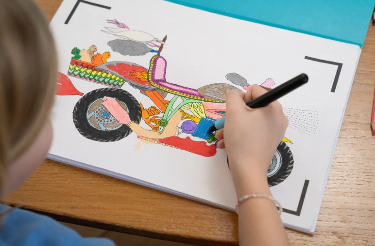 Cahier de coloriage animé - Les transports